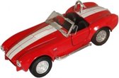 schaalmodel Shelby Cobra 427 1:34 rood 11 cm