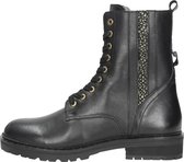 SUB55 Meisjes veterschoenen Veterschoen hoog - zwart - Maat 34