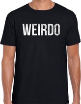 Halloween Weirdo halloween verkleed t-shirt zwart voor heren - horror shirt / kleding / kostuum S