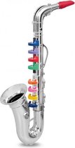 Saxofoon 8 toetsen Zilver 42cm