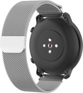 YONO Milanees Bandje 22mm - Horlogebandje geschikt voor Samsung Galaxy Watch 46mm / 3 (45mm) / Gear s3 - Polar Vantage M2 / Grit X - Huawei Watch GT 3 (pro) / 2 - Amazfit GTR - Zilver