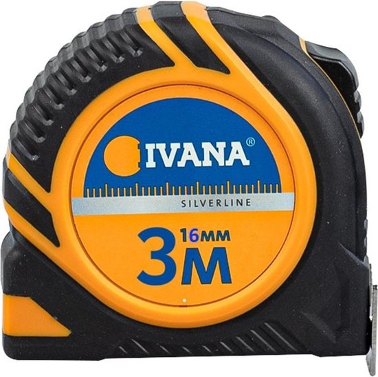 Ivana rolbandmaat soft grip 3mtr/16mm