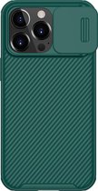 Telefoonhoesje geschikt voor Apple iPhone 13 Pro - CamShield Pro Armor Case - Back Cover - Groen