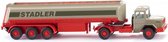 miniatuurauto Magirus Deutz 1:87 beige/rood