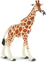 speeldier Somalische giraffe 18 cm bruin/wit