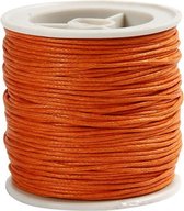 katoenkoord oranje 1 mm dik 40 m