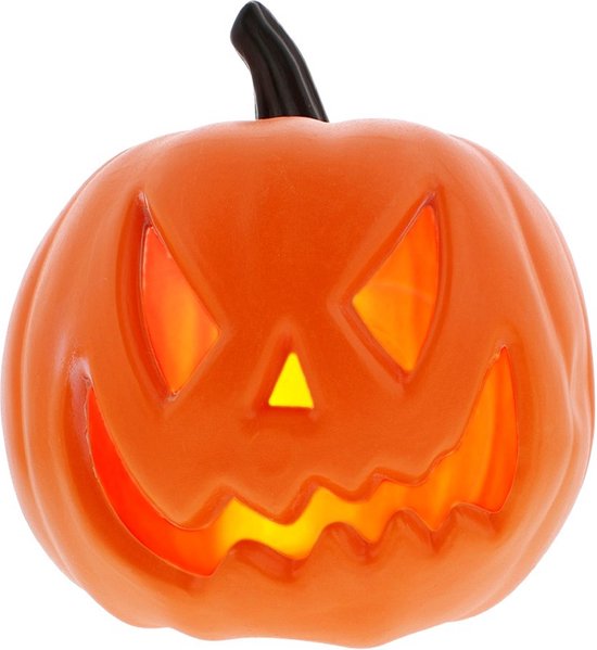 Begin land belangrijk Halloween pompoen- Halloween decoratie- Pompoen leuk met licht- Halloween-  Herfst-... | bol.com
