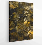 Canvas schilderij - Art floral grunge vintage autumn background -  Productnummer 86464702 - 80*60 Vertical