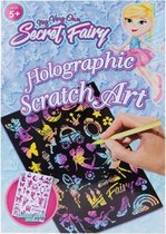 scratch art Secret Fairy 4-delig