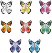 Magic Butterfly ® - Opdraai Vlinder - Magische Vlinders - Vlinder voor in een kaart - New Concept Assortiment 8 stuks