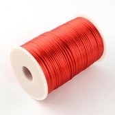 Polyester koord rood 2 mm, +/- 75 meter