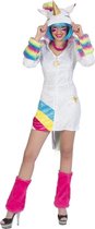 Verkleedpak Eenhoorn jurk vrouw Unicorn Rainbow 36-38