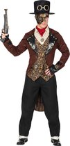 Widmann - Steampunk Kostuum - Steampunk Heer Van Stand - Man - Bruin - XL - Carnavalskleding - Verkleedkleding