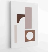 Canvas schilderij - Abstract organic shape Art design for poster, print, cover, wallpaper, Minimal and natural wall art. Vector illustration. 2 -    – 1833926554 - 115*75 Vertical
