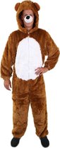 Beer bruin pluche met neus mt.L/XL