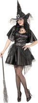 Widmann - Heks & Spider Lady & Voodoo & Duistere Religie Kostuum - Heks Margarita - Vrouw - zwart - Large - Halloween - Verkleedkleding