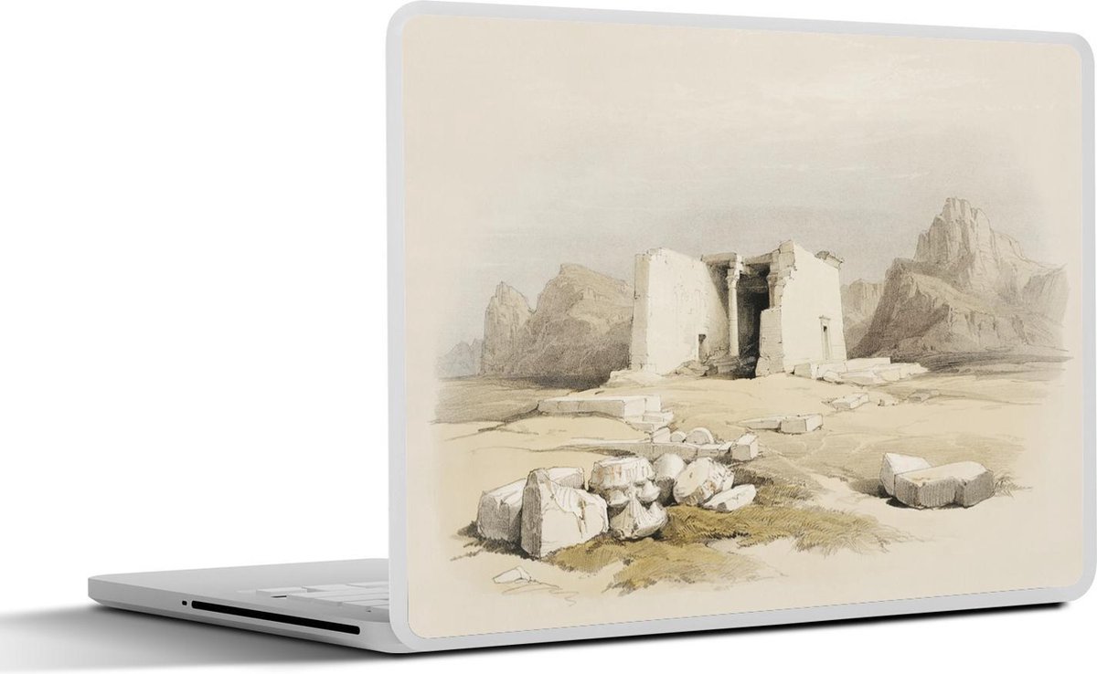 Laptop sticker - 12.3 inch - Temple of Taffeh - David Roberts - SleevesAndCases