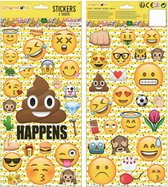 stickervel junior 35,5 cm papier geel 2-delig
