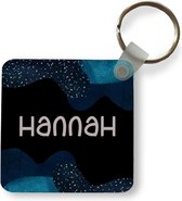 Sleutelhanger - Uitdeelcadeautjes - Hannah - Pastel - Meisje - Plastic