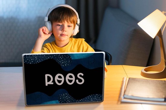 Sticker pour ordinateur portable - 11,6 pouces - Rose - Pastel - Fille - 30x21cm - Autocollants pour ordinateur portable - Skin pour ordinateur portable - Housse