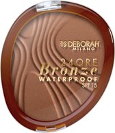 Deborah Milano Natural Finish Waterproof Bronzing Poeder - 04 Dark Beige (SPF 15)