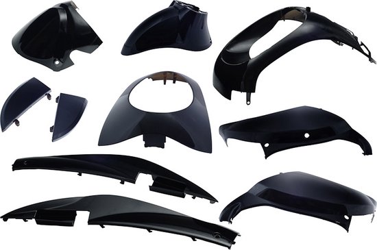 kappenset Sym mio 10 delig zwart metallic Edge | bol.com