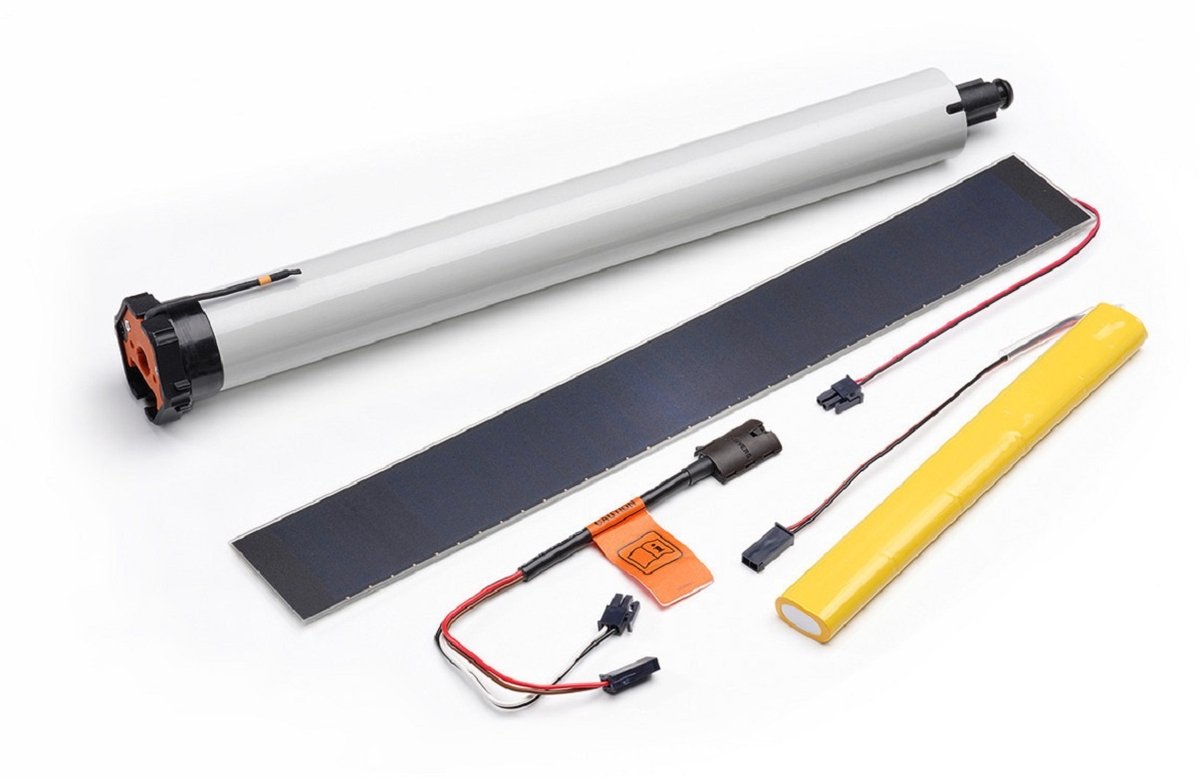 Elero RolSolar M-868 DC zonne-energie buismotor set - Elero rolluikmotor