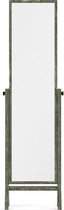 Staande Spiegel Hout 49x166 cm – Leon – Houten Passpiegel – Pas Spiegel – Wandspiegels Groot – Perfecthomeshop