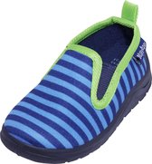 Playshoes Pantoffels Gestreept Junior Blauw/groen Maat 28/29