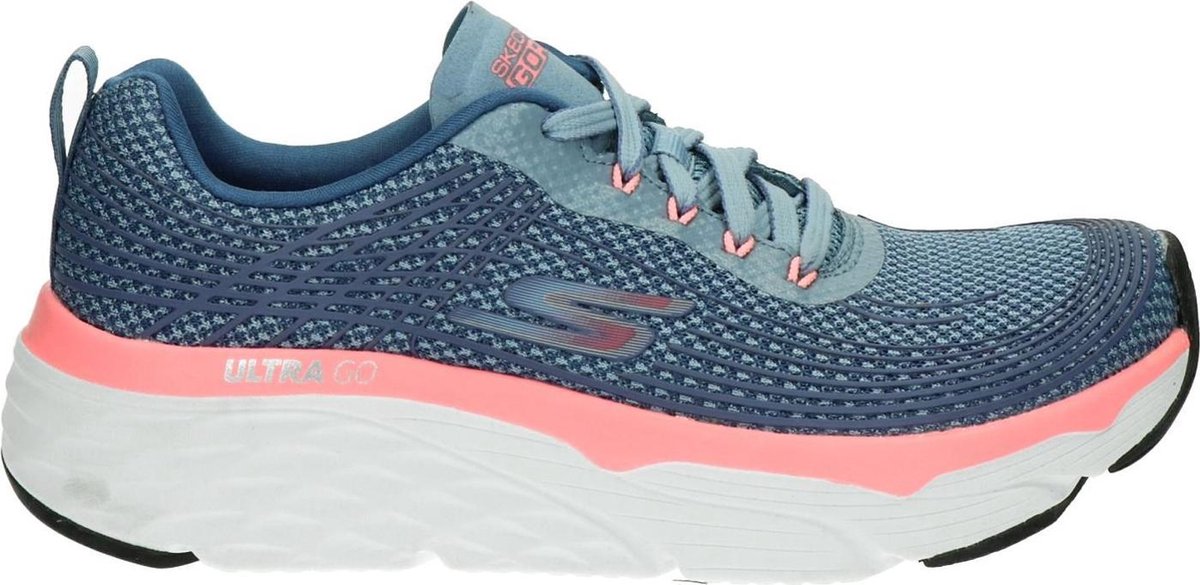 Skechers Max Cushioning Elite dames sneaker Blauw multi