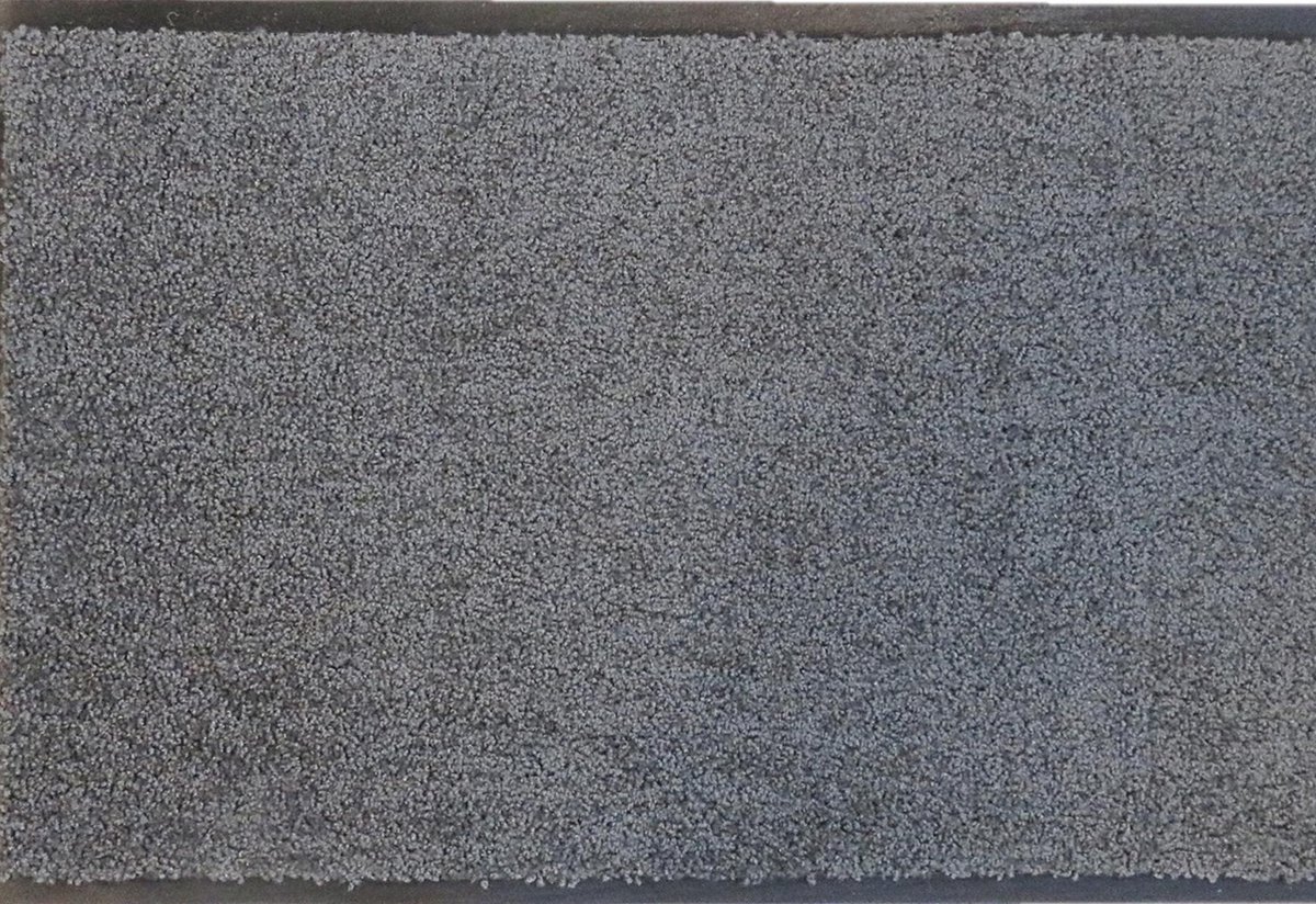 Ikado Droogloopmat op maat grijs 88cm ecologisch 88 x 290 cm