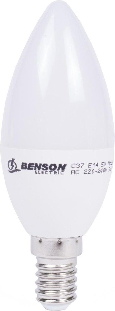 Benson Dimbare LED-kaarslamp - 5W - Warmwit 3000K - E14 - 230V - IP54