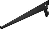 Wovar Plankdrager voor Enkele F|rails Zwart 250 mm | Per Stuk