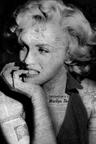 Marylin monroe – 60cm x 90cm - Fotokunst op PlexiglasⓇ incl. certificaat & garantie.