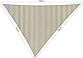 Compleet pakket: Shadow Comfort driehoek 4x4,5x5m Sahara Sand met RVS Bevestigingsset en Buitendoekreiniger