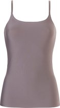 ten Cate Secrets spaghetti top (1-pack), dames hemd smalle bandjes, taupe -  Maat: XL