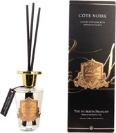 Geurstokjes French Moring Tea 90ml goud - Cote Noire