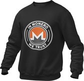 Crypto Kleding -In MONERO we Trust - Bitcoin - Trui/Sweater