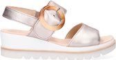 Gabor 645.1 Sandalen - Met Sleehak - Dames - Goud - Maat 35,5