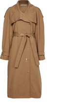 zoe karssen - dames -  wikitoria trenchcoat borduurwerk -  kameel - m