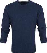 Suitable - Lamswol Trui O-Hals Donkerblauw - Heren - XXL - Regular-fit - Mannen trui van Wol