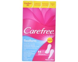 Carefree Flexiform Pantyliners 30 Units