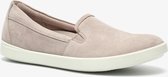 ECCO Barentz leren dames instappers - Beige - Maat 41 - Echt leer