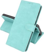 Hoesje Geschikt voor Samsung Galaxy A32 5G - Hoesje Book Case Telefoonhoesje - Turquoise