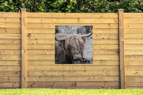 Tissu de jardin Highlander écossais - Journal - Rétro - 100x100 cm