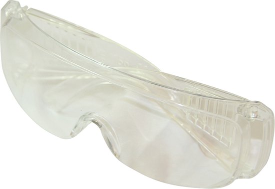 Silverline 868628 Veiligheidsbril - Polycarbonaat - Krasbestendig - EN166 Gecertificeerd