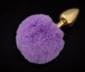 Dolce piccante - Jewellery Gold Fluffy - S - Anal Toys Buttplugs Paars