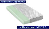 1-Persoons Matras -SG30 POLYETHER - 25cm - Gemiddeld ligcomfort - 90x200/25