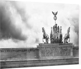 Beelden op de top van de Brandenburg Tor in Berlijn - Foto op Plexiglas - 60 x 40 cm