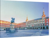 Casa de la Panadería op het Plaza Mayor in Madrid - Foto op Canvas - 90 x 60 cm